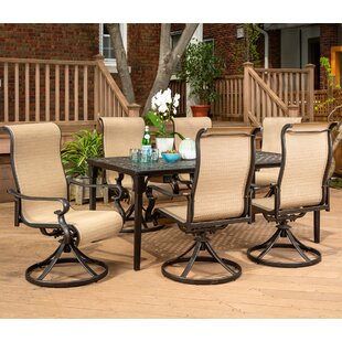 Agio eldorado 7 piece sling best sale cast aluminium dining patio set